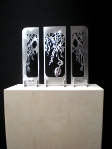 Sculpture triptyque de Pierre Leblanc