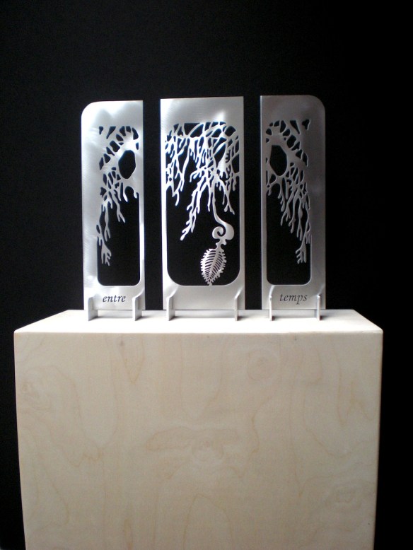 Sculpture triptyque de Pierre Leblanc