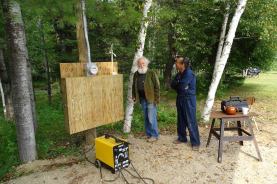Pierre Leblanc au symposium dart de Duhamel