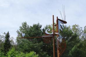 Pierre Leblanc sculpteur_Hommage Tinguely_Duhamel in situ