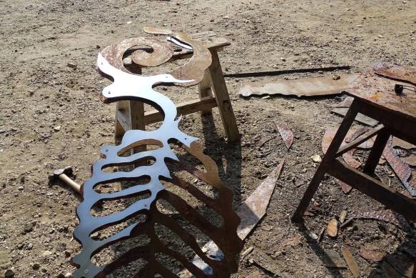 Pierre Leblanc_Sculpteur_Feuille de Tinguely