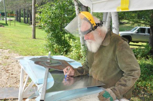 Sculpteur Pierre Leblanc_Symposium dart in situ_Duhamel