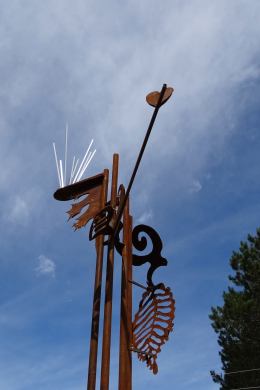 Sculpture de Pierre Leblanc_Hommage a Tinguely