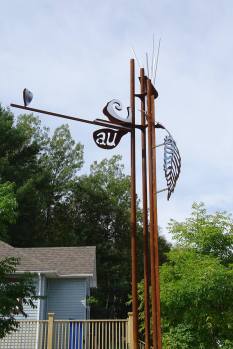 Sculpture de Pierre Leblanc_Hommage -Tinguely.
