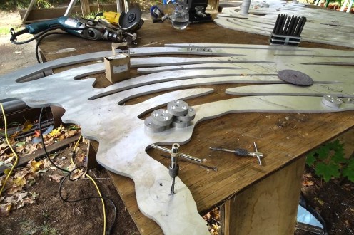 Murale de Pierre Leblanc. Projet Chute-Saint-Philippe