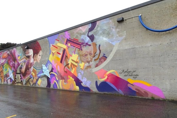 Murale_Le sage et la muse_