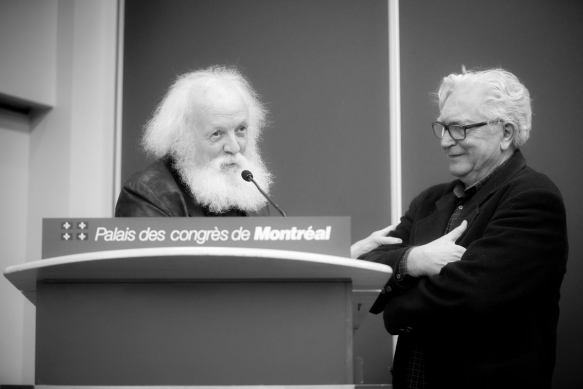 Pierre Leblanc sculpoteur et Winston McQuade