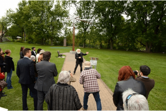 Pierre Leblanc_La marche du temps_Photo TC Mdedia-Michel Brodeur